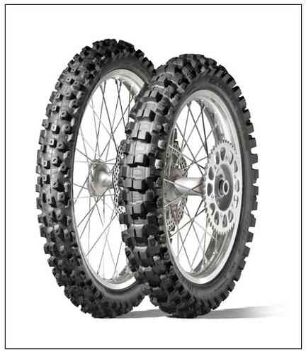 Treno gomme Dunlop Geomax MX52 ant. 80/100-21 post. 120/80-19